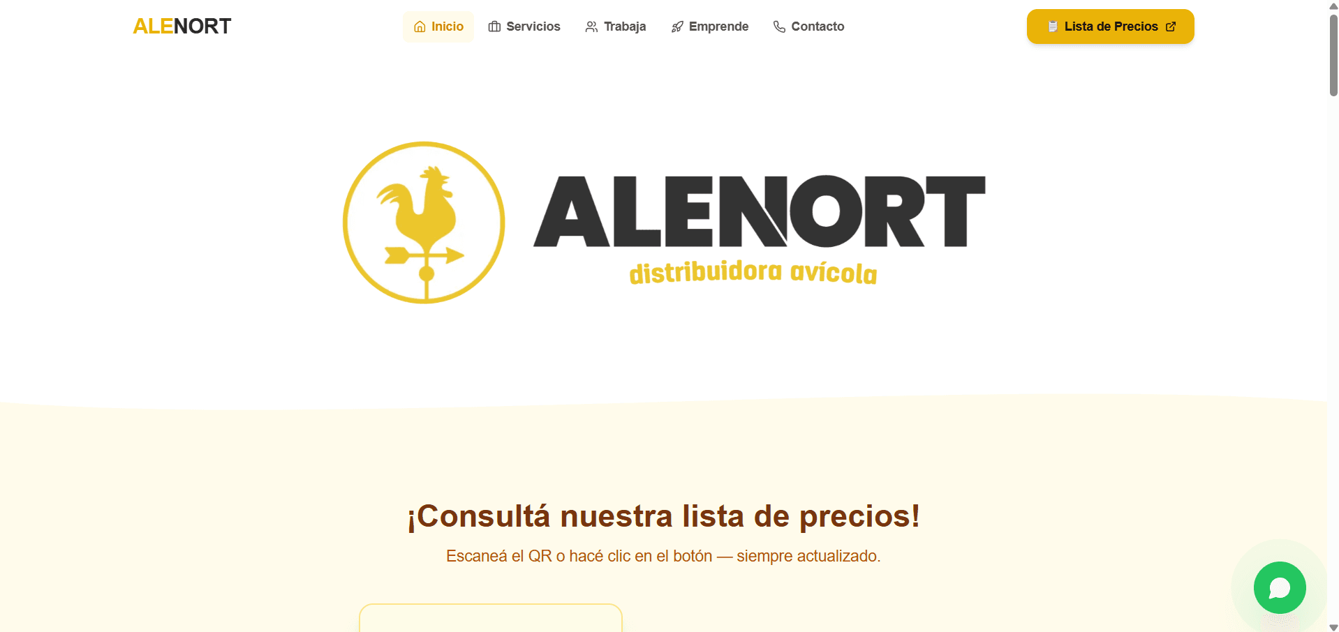 Alenort — Corporate & Sales Portal Screenshot 1
